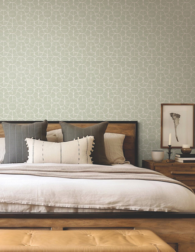 Looking Glass Zest Geometric Metallic Wallpaper - York FM1105