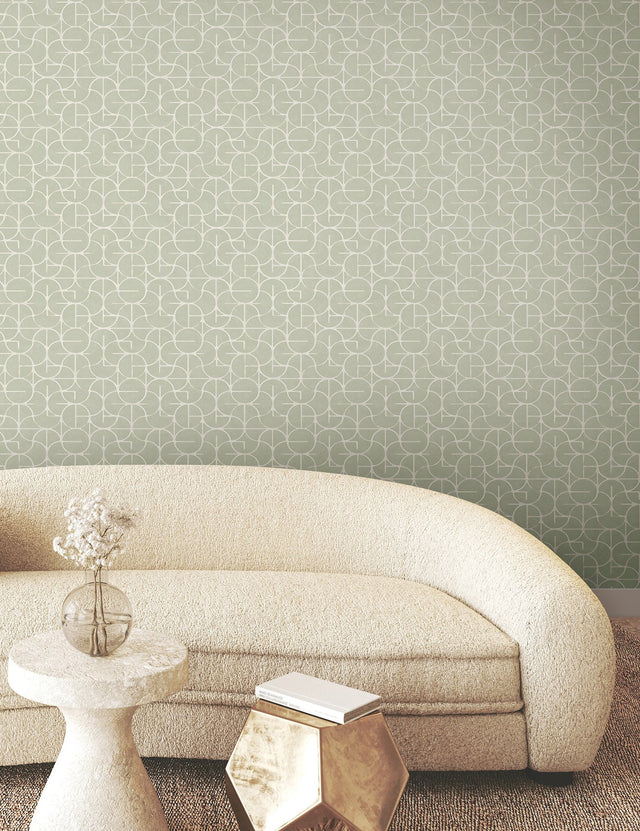 Looking Glass Zest Geometric Metallic Wallpaper - York FM1105