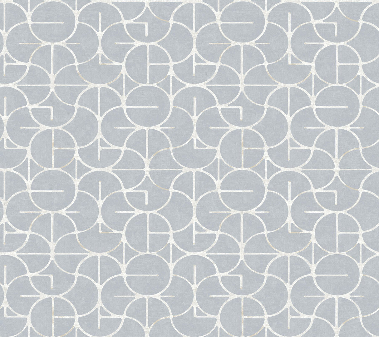 Looking Glass Chambray Geometric Metallic Transitional Wallpaper - York FM1106