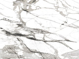 Imperial Marble Black & White Wall Mural with Modern Marble Vein Pattern - York FM1109M