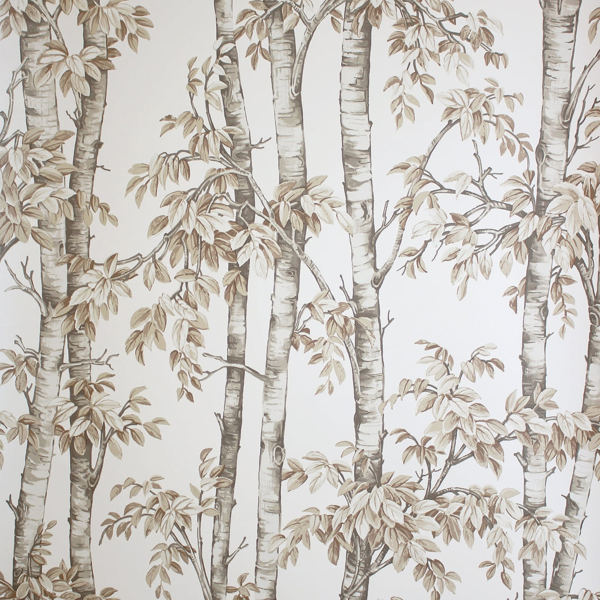 Fine Decor Bastian Neutral Trees Wallpaper FD43343