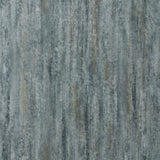 Belen denim textured stripe wallpaper in blue with distressed vertical texture