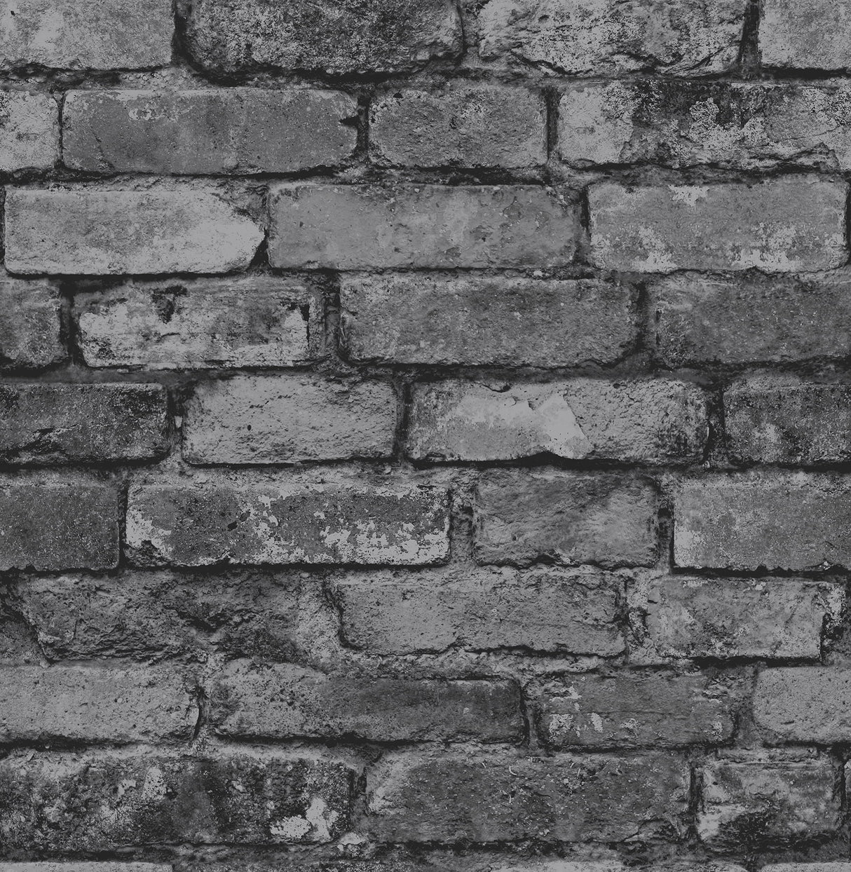 Davis Charcoal Rustic Brick Wallpaper by Fine Decor