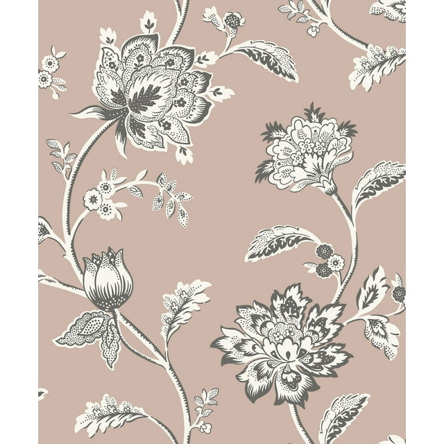 Juliette Light Pink by Fine Decor Jacobean Wallpaper – Brewster Home Fashions FD43451