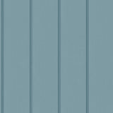 Fine Decor Killian Light Blue wood panel wallpaper roll and room scene