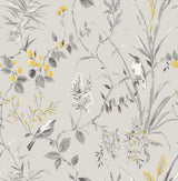Fine Decor Mariko Grey Botanical Wallpaper – M1551