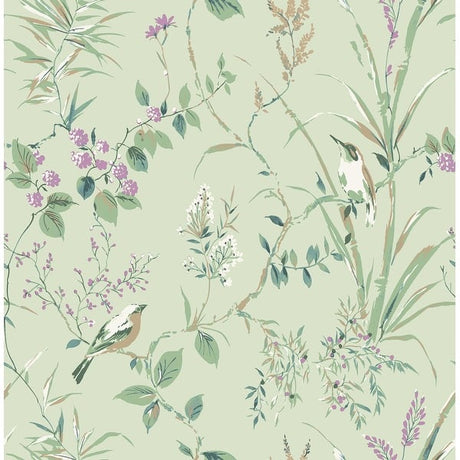 Fine Decor Mariko Sage Botanical Wallpaper roll