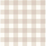Fine Decor Patrice Light Brown Gingham Wallpaper FD43394