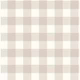 Patrice Light Brown by Fine Decor Gingham Wallpaper – Brewster Home Fashions FD43394