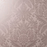 Fine Decor Signature Rose Damask wallpaper in rose pink with traditional botanical damask