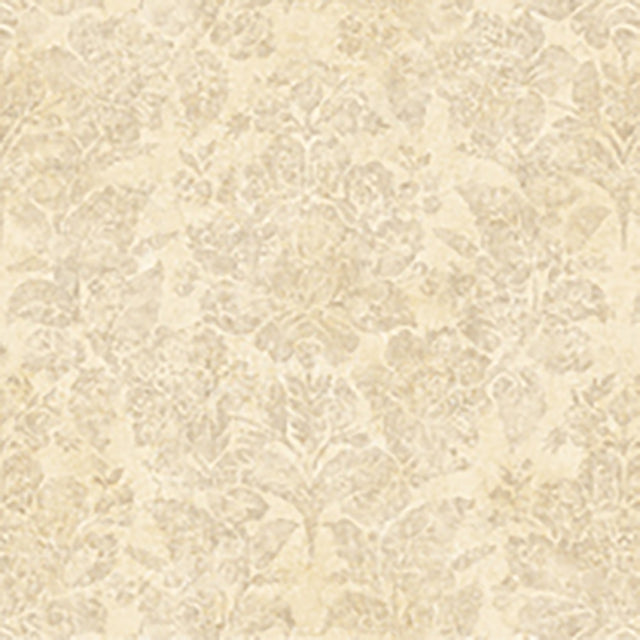 Genoa Cream Damask Wallpaper with Traditional Faded Damask Pattern - Lucky Day GE58451