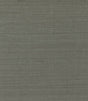 Pewter sisal grasscloth wallpaper texture with subtle horizontal weave