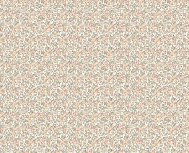 Flora Ditsy Pastel Garden Wallpaper with Whimsical Botanical Flowers - ohpopsi GHS50116W