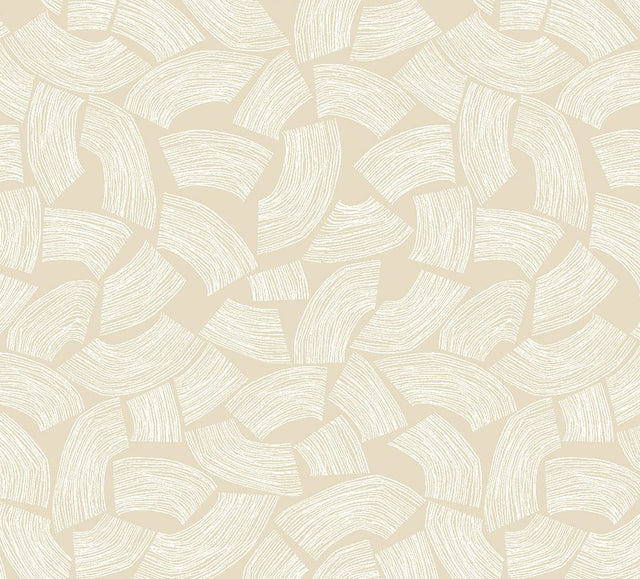 Elements Neutral Scribbled Arches Wallpaper with Modern Geometric Pattern - ohpopsi GHS50160W