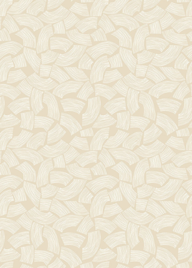 Elements Neutral Scribbled Arches Wallpaper with Modern Geometric Pattern - ohpopsi GHS50160W