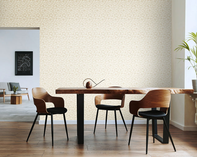 Elements Neutral Scribbled Arches Wallpaper with Modern Geometric Pattern - ohpopsi GHS50160W