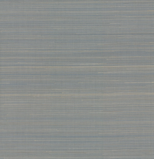 Abaca Weave Blue Grasscloth Wallpaper - York GL0503GV