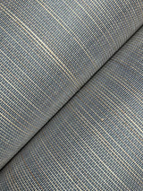Abaca Weave Blue Grasscloth Wallpaper - York GL0503GV