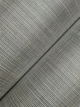 Abaca Weave Charcoal Grasscloth Wallpaper with Hand-Loomed Abaca Texture - York GL0504GV SAMPLE