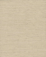 Essence Beige Wallpaper with Pearlescent Faux Grasscloth Texture - York GL0510N