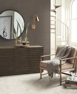 Essence Brown Metallic Wallpaper with Faux Grasscloth Texture - York GL0511N