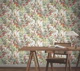Swaying Palms Rouge & Mink by York Wallcoverings Botanical Wallpaper – York Wallcoverings GN2541