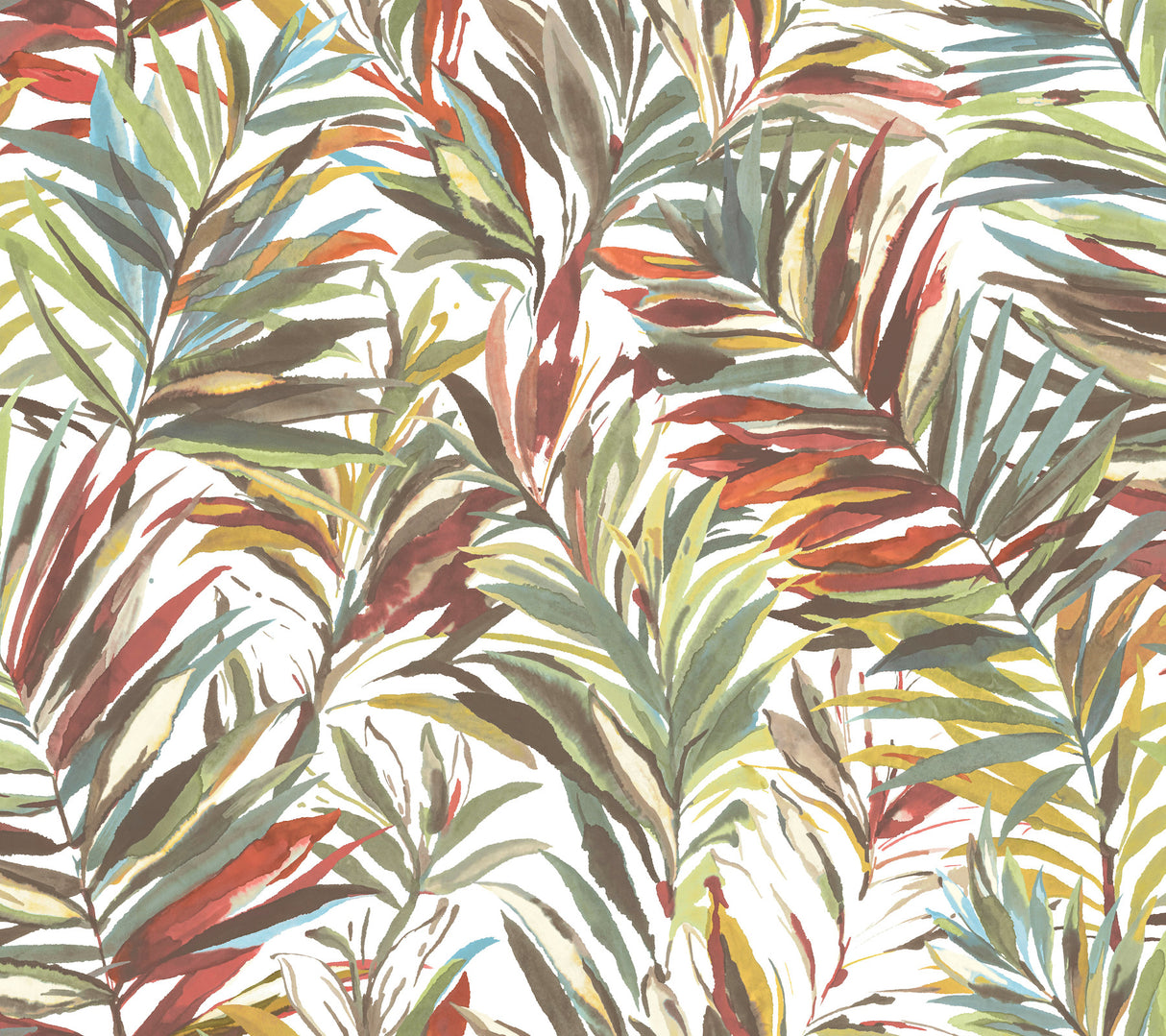 Swaying Palms Rouge & Mink non-woven wallpaper roll GN2541 by York Wallcoverings