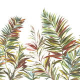 Swaying Palms Rouge & Mink mural by York Wallcoverings