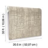 Monteverde Putty by York Wallcoverings Textured Non Woven Wallpaper – York Wallcoverings GN2551