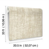 Monteverde Buff by York Wallcoverings Textured Non Woven Wallpaper – York Wallcoverings GN2553