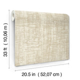 Monteverde Buff by York Wallcoverings Textured Non Woven Wallpaper – York Wallcoverings GN2553