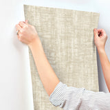 Monteverde Buff by York Wallcoverings Textured Non Woven Wallpaper – York Wallcoverings GN2553