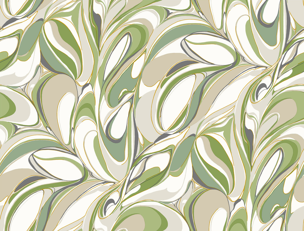 York Wallcoverings Achate Grass Wallpaper GN2561