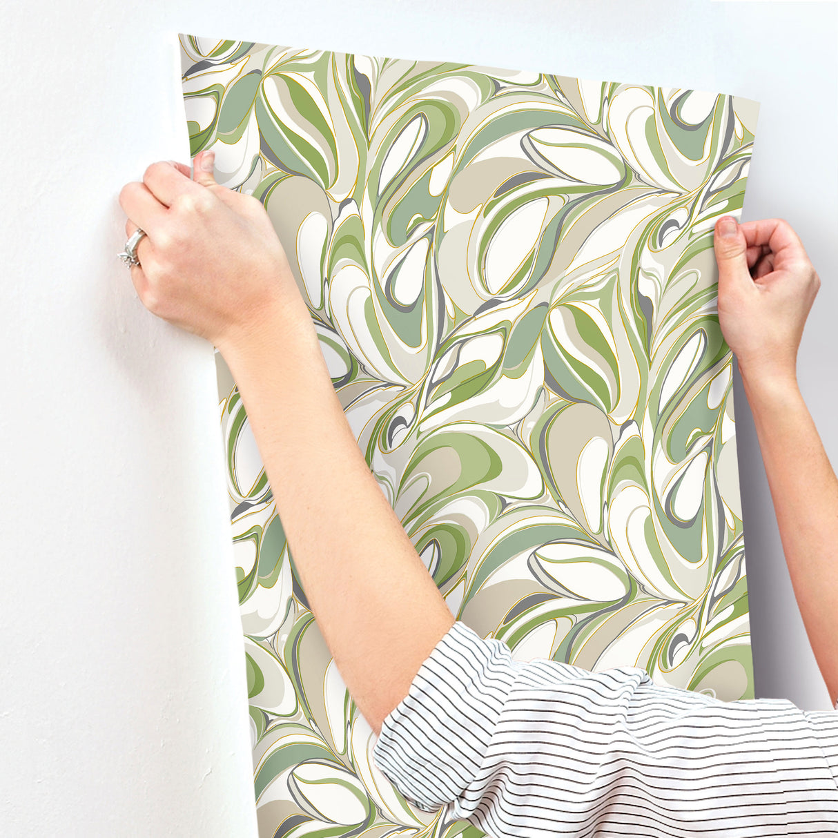 Achate Grass by York Wallcoverings Modern Wallpaper – York Wallcoverings GN2561
