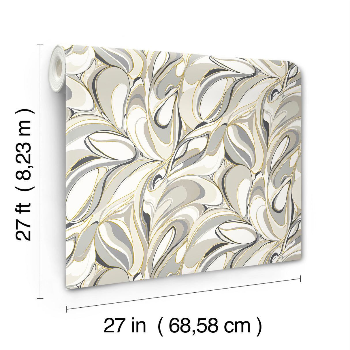 Achate Black & Grey by York Wallcoverings Non Woven Wallpaper – York Wallcoverings GN2564