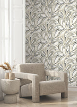 Achate Black & Grey by York Wallcoverings Non Woven Wallpaper - York Wallcoverings GN2564-Sample