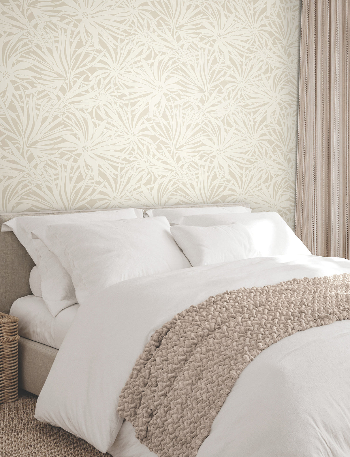 Floral Canopy Linen by York Wallcoverings Wallpaper – York Wallcoverings GN2571