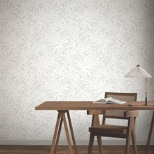 Floral Canopy Grey by York Wallcoverings Non Woven Wallpaper – York Wallcoverings GN2572