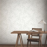 Floral Canopy Grey by York Wallcoverings Non Woven Wallpaper – York Wallcoverings GN2572