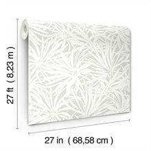 Floral Canopy Grey by York Wallcoverings Non Woven Wallpaper – York Wallcoverings GN2572
