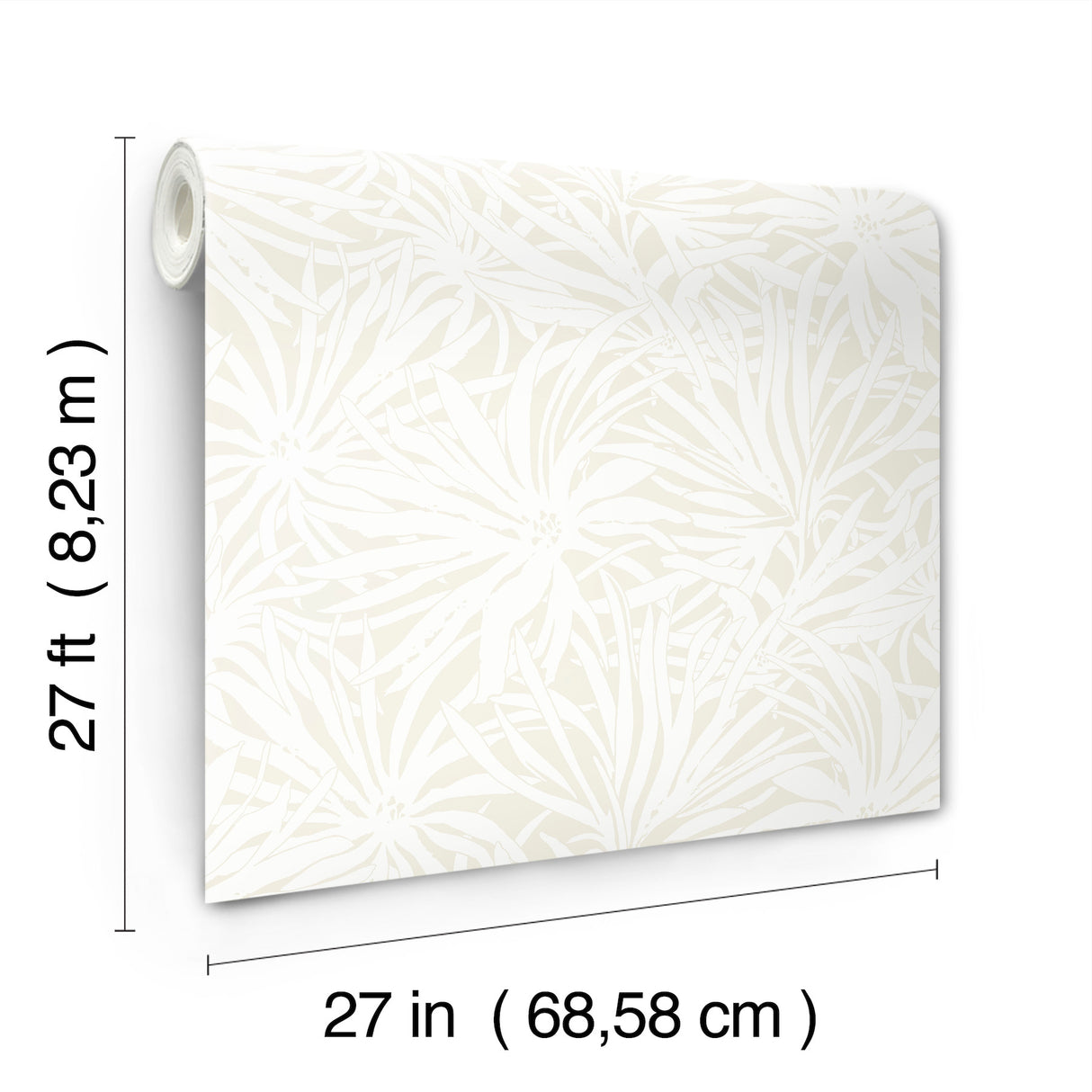 Floral Canopy Cream by York Wallcoverings Floral Wallpaper – York Wallcoverings GN2573