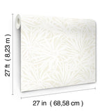 Floral Canopy Cream by York Wallcoverings Floral Wallpaper – York Wallcoverings GN2573