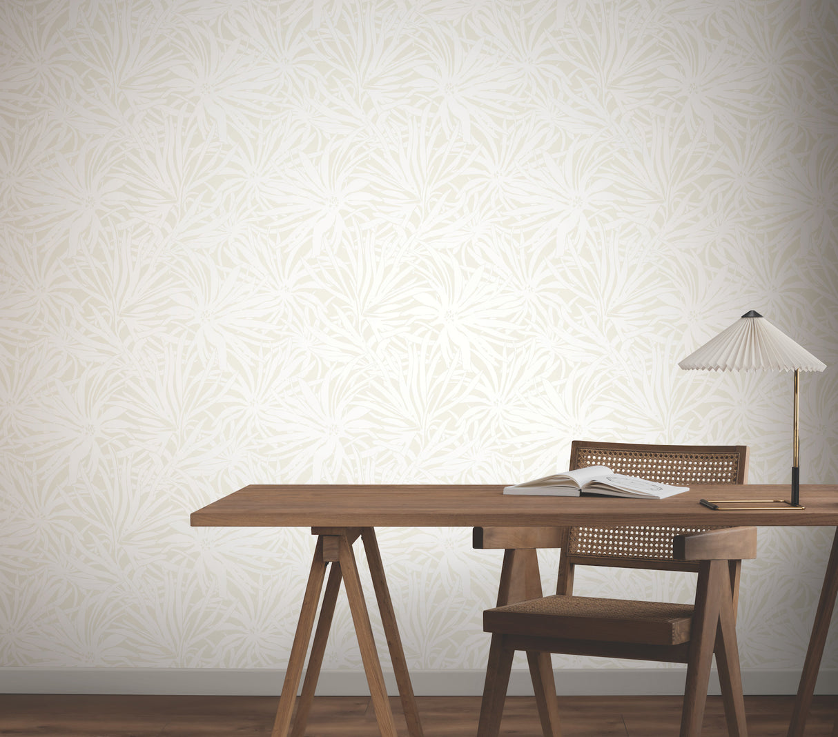 Floral Canopy Cream by York Wallcoverings Floral Wallpaper – York Wallcoverings GN2573
