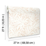 Floral Canopy Blush by York Wallcoverings Non Woven Wallpaper – York Wallcoverings GN2574