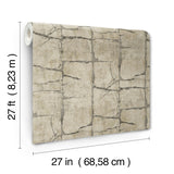 Mojave Taupe by York Wallcoverings Non Woven Wallpaper – York Wallcoverings GN2581