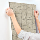 Mojave Taupe by York Wallcoverings Non Woven Wallpaper – York Wallcoverings GN2581