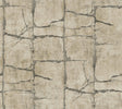 York Mojave Taupe wallpaper with cracked earth motif, non woven, 27 in x 27 ft roll