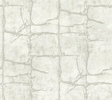 York Wallcoverings Mojave Grey Wallpaper GN2583 cracked earth texture pattern