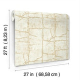 Mojave Gold by York Wallcoverings Non Woven Metallic Wallpaper – York Wallcoverings GN2584