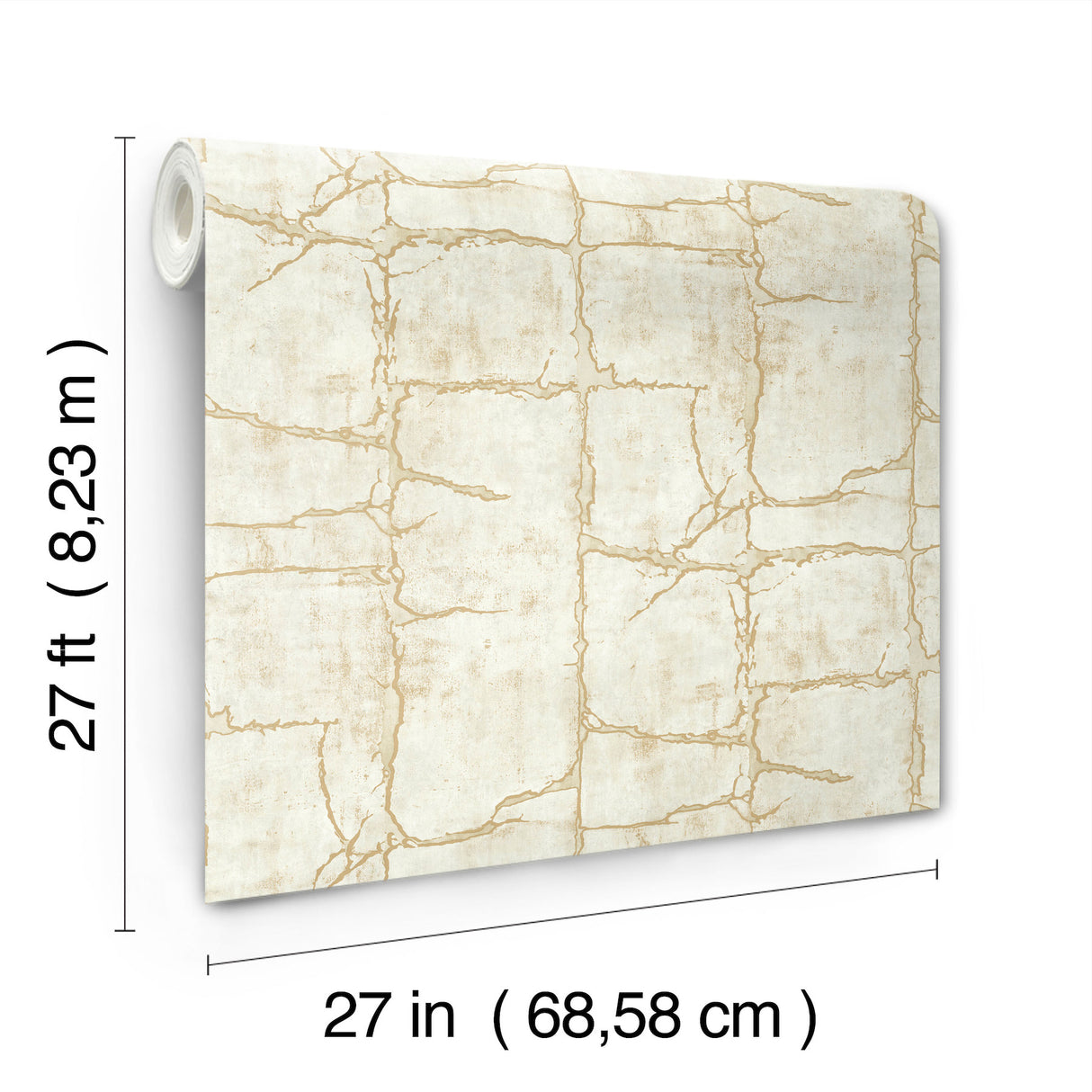 Mojave Gold by York Wallcoverings Non Woven Metallic Wallpaper – York Wallcoverings GN2584